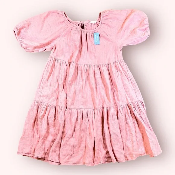 Joe Fresh Pink Midi Dress with Elegant Design - Picture 4 of 8